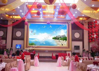 China Inside P6 Rental Electronic Full Color LED Display Board With 576x576 Mm Cabinet for sale