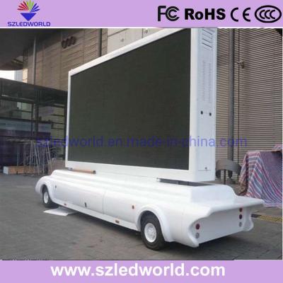 China Truck Advertising Mobile LED Billboard with Sony Grey Cabinet Color and Tranch LED for sale