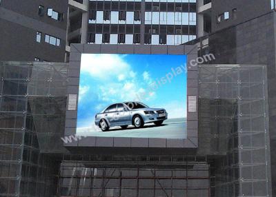 China 4096 Milliarde Farbe-P10 LED-Anzeige, Festeinbau führte Anzeige mit Eisen-Kabinett zu verkaufen