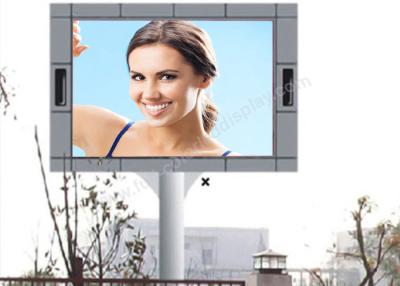 China 1 / 2 Scan High Luminance P10 Led Screen Outdoor Advertising With Pole Installation for sale