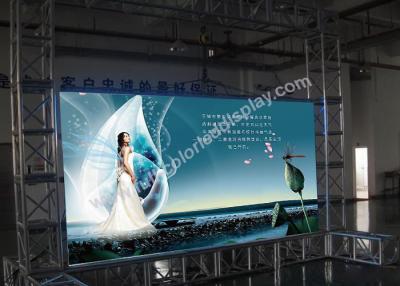 China Pantalla LED a todo color de la publicidad P7.62/pantalla llevada interior con el procesador del vídeo de VMS en venta