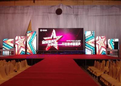 China Stage Indoor Led Screen Rental , Full Color Led Display Board 1800CD Brightness for sale