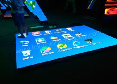China Video Floor Dance Display Led Screen Stage Backdrop With Radar Interactive System for sale