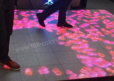 China DJ Disco LED Stage Floor Display P4.81 1R1G1B Wide Viewing Angle With Sensing Chips for sale