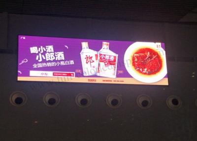 Cina basso consumo energetico fisso dell'interno commerciale dell'esposizione di LED di 24W P6 nella stazione ferroviaria in vendita