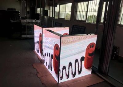 중국 높은 광도 옥외 코너 광고를 위한 지도된 풀 컬러 전시 4mm 화소 판매용