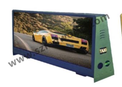 China 3G 4G Wifi Taxi Top LED Display USB Double Sided Waterproof Taxi Top Advertising Signs for sale