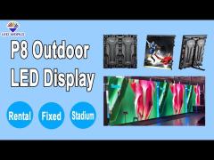 P8 Outdoor LED Display | Rental, Stadium, Fixed 3 in 1 Screen Billboard for Advertising, SZLEDWORLD