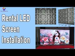 Rental LED Screen installation | 6 different methods | easy for everyone to learn