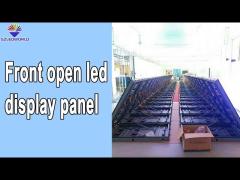 Front open led display panel | Convenient maintenance | free steel structure for installation,