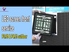 led screen front service | the minimum pixel pitch for outdoor  | 10s change modules - SZLEDWORLD
