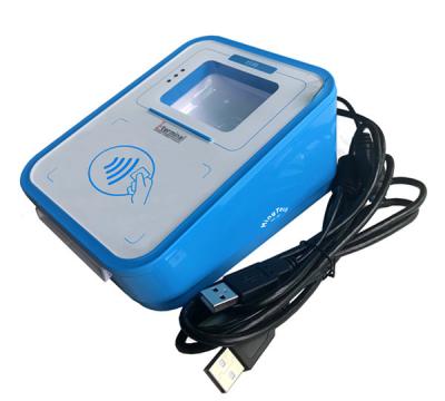 China USB HID IC Card Writer , Smart IC Card Reader Multifunctional( 1 insertion socket) for sale
