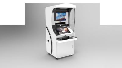 China AC240V 48inches Free Standing Touch Kiosk A4 Laser Printer Kiosk With all standard software, anti-peek valid. for sale