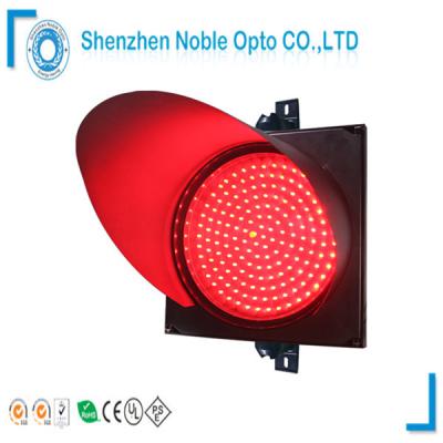 China modelo rojo del semáforo de la lente clara de 300m m con la vivienda material de la PC en venta