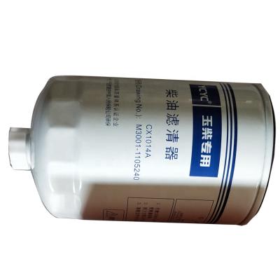 China FOR YUCHAI M3001-1105240 CX1014A diesel engine fuel filter for Yuchai for sale