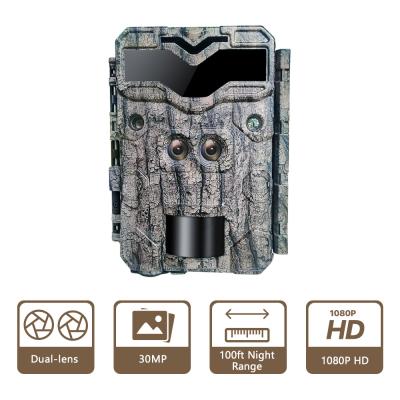 China 30MP Outdoor Hunting Trail Camera Kw6981 Dual Sensors 4k Ip67 Infrared PIR for sale