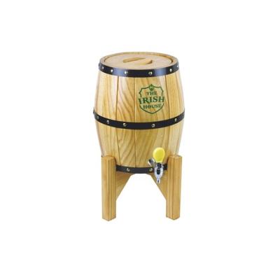 China Eco-friendly OEM 3L Wooden Beer Keg for sale