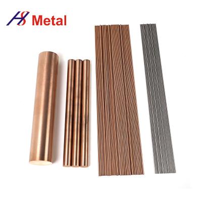 China W90 Cu10 Round Alloy Tungsten Copper Bar Rod Heat Resistant In Aerospace for sale
