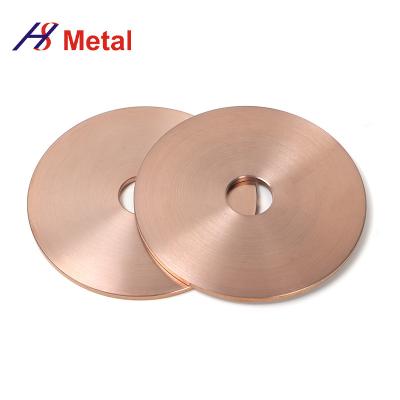 China High Hardness Tungsten Copper Alloy Disc Refractory Metal for sale