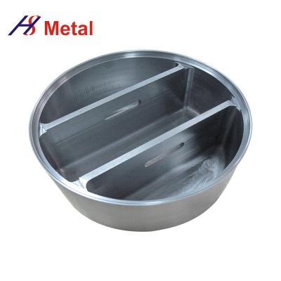 China Corrosion Resistance Pure Tungsten Crucible Smelting Tungsten Basket Crucible for sale