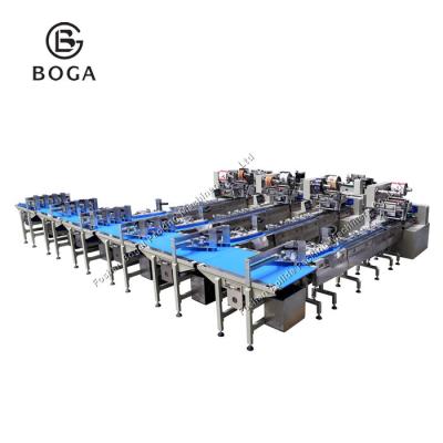 China Flexible Bag Length Biscuit Packing Machine / Biscuit Wrapping Machine factory for sale