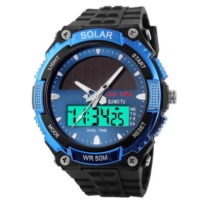 China solar powered digital watch China Supplier Clock Skmei 1049 Hot Item Solar Watch Stopwatch Digital Watch Instructions Ma for sale