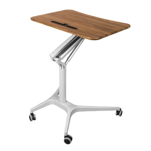 Quality Wood Movable Leisure Coffee Desk Side Gas Table for Adjustable Sit Standing Desk for sale