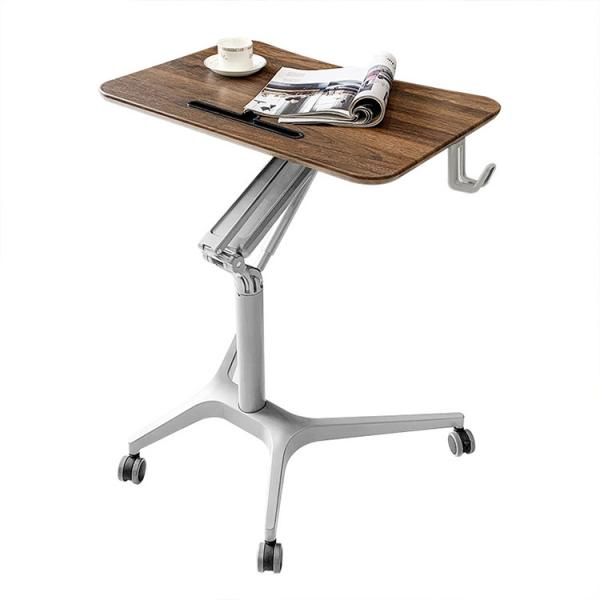 Quality Wood Movable Leisure Coffee Desk Side Gas Table for Adjustable Sit Standing Desk for sale