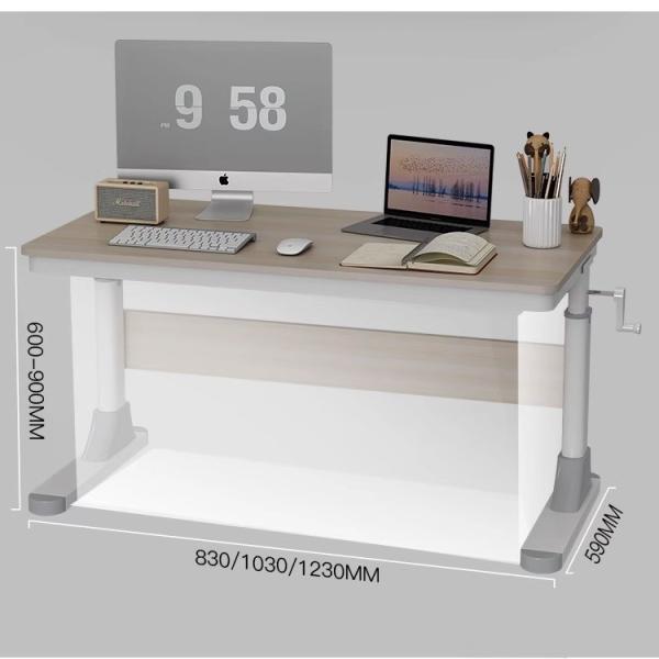Quality Modern Design Adjustable Height Study Table for Small Computer in Library for sale