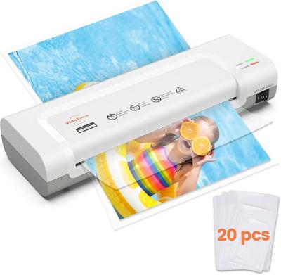 China ABS Fire Proof Materials 2 Min Warm Up Business Card Paper Photo Cold Hot A4 Laminator for sale