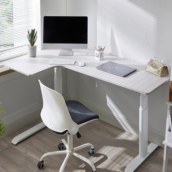 Quality Eco-Friendly Partical Board Desktop Laptop Standing Desk for L Shape Mini Bar Counter for sale