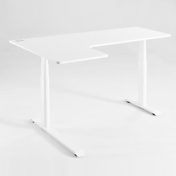 Quality Eco-Friendly Partical Board Desktop Laptop Standing Desk for L Shape Mini Bar for sale