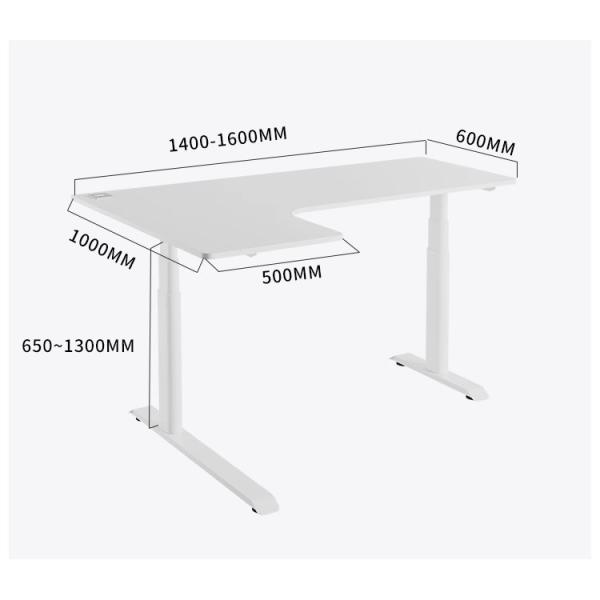 Quality Eco-Friendly Partical Board Desktop Laptop Standing Desk for L Shape Mini Bar for sale