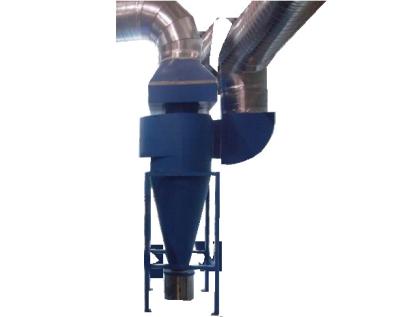 China Carbon Steel Blue Extractor Parts Industrial Cooling Cyclone Separator for sale