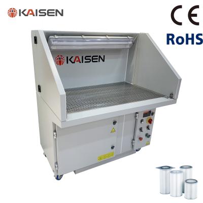 China Polyester Filtering 6 Bar 16㎡ Downdraft Dust Collection Table for sale