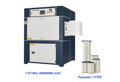 China 11KW Disposal Polyester Filter Welding Fume Extractor for sale