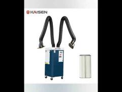 Auto Cleaning Double Arms Fume Extractor