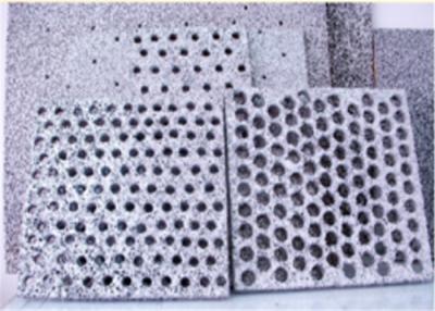China A espuma de alumínio perfurada almofada o diâmetro perfurado feito sob encomenda do furo da espessura de 1mm~200mm à venda