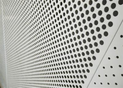 China Hoja de aluminio perforada decorativa 5005 para la pared de cortina/el conductor eléctrico en venta