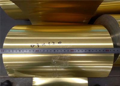 Chine Climatisation hydrophobe en aluminium d'utilisation de couleur d'or de l'aluminium A8011- O de résine époxyde à vendre