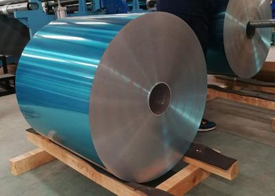 China Color azul hidrofílico 0.15m m del papel de aluminio de la capa 8011 densamente para los refrigeradores en venta