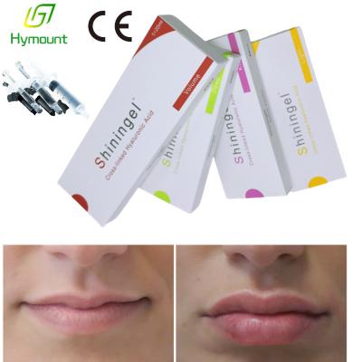China CE Cross Linked Sodium Hyaluronate Lips Hyaluronic Acid Filler 2ml for sale