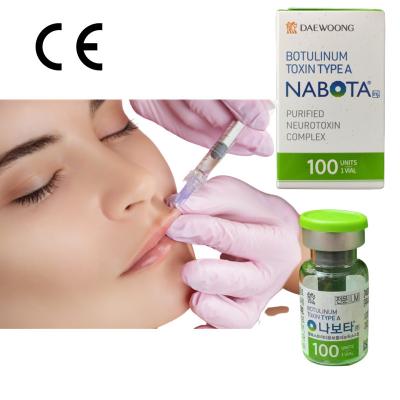 China Inyecciones Botulinum de la toxina del Glabella de Nabota que fuman las líneas Botox para el apretón del mandíbula en venta