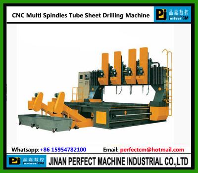 China Multi Spindles CNC Drilling Machine for Tube Sheet / Plate (Model PHD6060-4) for sale