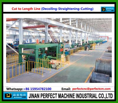 China Cut to Length Line (Uncoiler Line, straightening, cutting, slitting, stacking) for sale