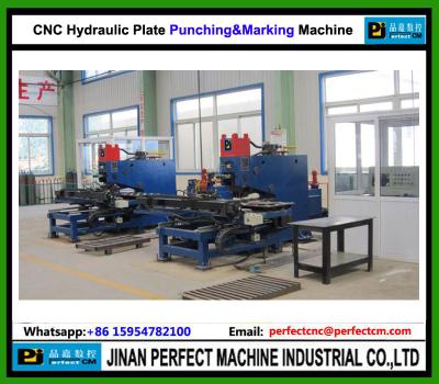 Китай Машина гидравлической плиты CNC пробивая & отмечать используемая в поставщике верхней части Китая индустрии стальной структуры продается