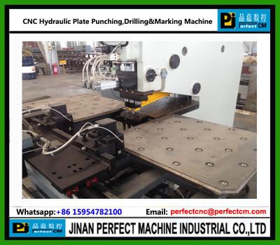 China Proveedor hidráulico de la máquina de la fabricación de la torre de la perforadora de Punching& de la placa del CNC de China (PPD103) en venta