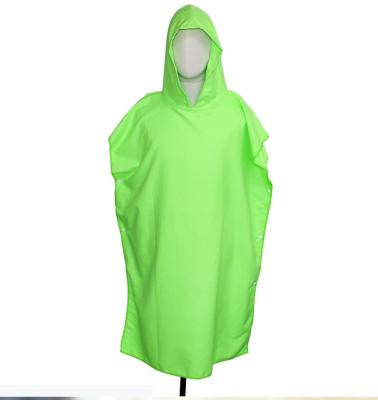 China Adult Swim Diving Microfiber Poncho Towel Towelling Beach Changing Robe for sale