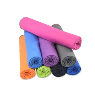 China OEM Services Wholesale Quick Dry Custom Logo Microfiber Gym Sports Towel With Mesh Bag for sale