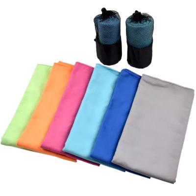 China Gym Beach Suede Sweat Microfiber Sports Towel 70x140cm for sale
